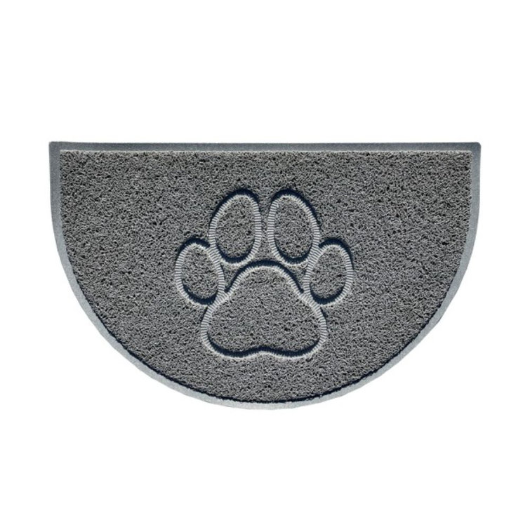 17 Stories Paw Motif Embossed Doormat Wayfair.co.uk